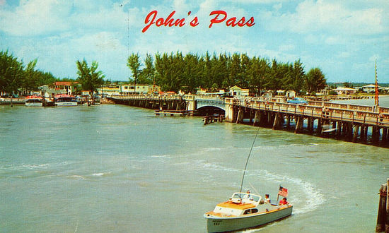 John's Pass along the Gulf of Mexico near St. Petersburg, Florida