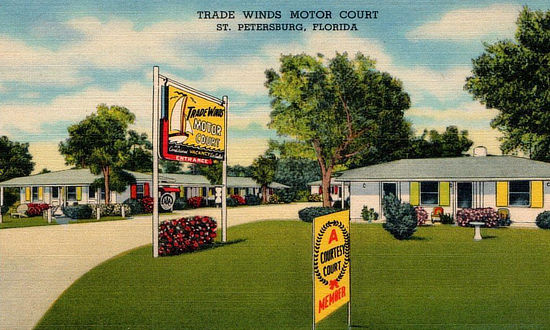 Trade Winds Motor Court in St. Petersburg, Florida
