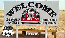 Route 66 in Texas