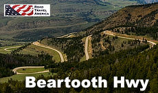 The Beartooth Highway in Montana and Wyoming, through glacial lakes, forests, valleys and high peaks