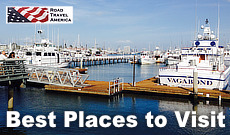 Best places to visit in America, with maps, travel tips, photographs and lodging options