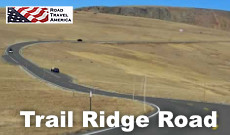 Trail Ridge Road is a paved, 48 mile long scenic highway in Rocky Mountain National Park in Colorado